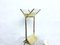 Adjustable Italian Table Lamp in Brass & Glass from Sciolari, 1970s 1