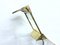 Adjustable Italian Table Lamp in Brass & Glass from Sciolari, 1970s, Image 2