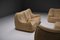 Vintage Orego Living Room Set by Bernard Govin for Atelier Dunlopillo, France, Set of 4 23