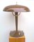 Lámpara de mesa italiana vintage marrón, años 50, Imagen 1