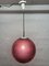 Glass Ball Ceiling Lamp, 1960s 1