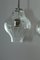 Large Glass & Metal Tulipan Ceiling Light from Kalmar, 1960s, Set of 3, Image 10