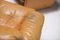 Sillas Coronado de cuero coñac de Afra & Tobia Scarpa para B & b Italia. Juego de 2, Imagen 4