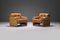 Coronado Chairs in Cognac Leather by Afra & Tobia Scarpa for B&b Italia, Set of 2, Image 1