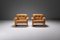 Coronado Chairs in Cognac Leather by Afra & Tobia Scarpa for B&b Italia, Set of 2 13