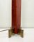 Wolkenkratzer Tischlampe aus Teak & Messing im Art Deco Stil, 1980er 10