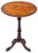 Antique Burr Walnut Marquetry Inlaid Side or Occasional Table, 19th Century 1