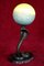 Vintage Cobra Table Lamp with Color Glass Ball, 1960s, Image 1