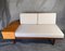 Mid-Century Norwegian Teakwood & Beige Fabric Svanette Daybed by Ingmar Relling for Ekornes, 1960s, Image 4