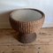 Round Wicker Table with Glass Top, 1960s, Image 5