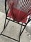 Vintage Plastic and String Rocking Chair, 1960s, Image 5