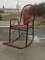 Vintage Plastic and String Rocking Chair, 1960s 7