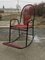 Vintage Plastic and String Rocking Chair, 1960s, Image 7