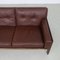 Danish Sofa in Leather and Rosewood by H. W. Klein for Bramin, 1970s 7