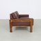 Danish Sofa in Leather and Rosewood by H. W. Klein for Bramin, 1970s 3
