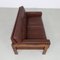 Danish Sofa in Leather and Rosewood by H. W. Klein for Bramin, 1970s 5