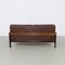Danish Sofa in Leather and Rosewood by H. W. Klein for Bramin, 1970s, Image 4