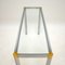 Table Console Vintage en Chrome et Laiton avec Miroir, 1970, Set de 2 9