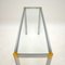 Vintage Chrome and Brass Console Table with Mirror, 1970, Set of 2, Image 9