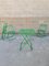Tavolo nr. 085 con sedie pieghevoli di Federico Giner, anni '70, set di 4, Immagine 8