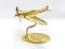 Brass Sculpture of Aeroplane Model, 1960s 3