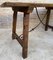 Antique Spanish Oak Work Table, 1800s 8