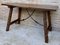 Antique Spanish Oak Work Table, 1800s 4