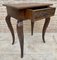 French Carved Walnut Side Table, 1940s, Image 6