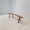 French Wooden Tree Trunk Bench, 1960s 5