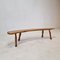 French Wooden Tree Trunk Bench, 1960s 6