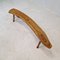 French Wooden Tree Trunk Bench, 1960s 11