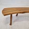 French Wooden Tree Trunk Bench, 1960s 10