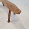 French Wooden Tree Trunk Bench, 1960s, Image 12