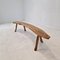 French Wooden Tree Trunk Bench, 1960s, Image 9