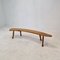 French Wooden Tree Trunk Bench, 1960s 1