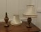 Turned Wooden Table Lamps, 1970s, Set of 2, Image 2