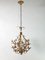 Mid-Century Italian Tole Chandelier, 1950s 2