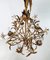 Mid-Century Italian Tole Chandelier, 1950s 8