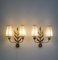 Swedish Modern Wall Lamps in Brass, 1940s, Set of 2 6