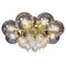 Large Mid-Century Brass Preciosa Chandelier with Glass Globes, Czechia, 1960s, Image 1