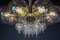 Large Mid-Century Brass Preciosa Chandelier with Glass Globes, Czechia, 1960s 11