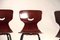 Danish Dark Plywood Shaped Chairs, 1960s, Set of 8 7