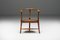 French Organic Wabi Sabi Tripod Chair, 1940s, Image 12