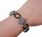 Diamonds, Moss Agate, Onyx, Rose Gold and Silver Link Bracelet 5