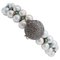 Pearls, Turquoise, Diamonds, Rose Gold and Silver Bracelet 2