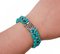 Bracelet Diamants, Turquoise, Or Rose et Argent 5