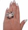 Bague en Or Rose et Or Blanc 14 Carats avec Saphirs et Diamants 6