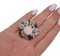 14 Karat Rose Gold and White Gold Ring with Sapphires and Diamonds 7
