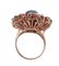 Kyanite, Sapphires, Corals, Diamonds, Rose Gold and Silver Ring 3