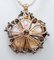 Rose Gold and Silver Pendant with Sapphires and Diamonds, Image 4